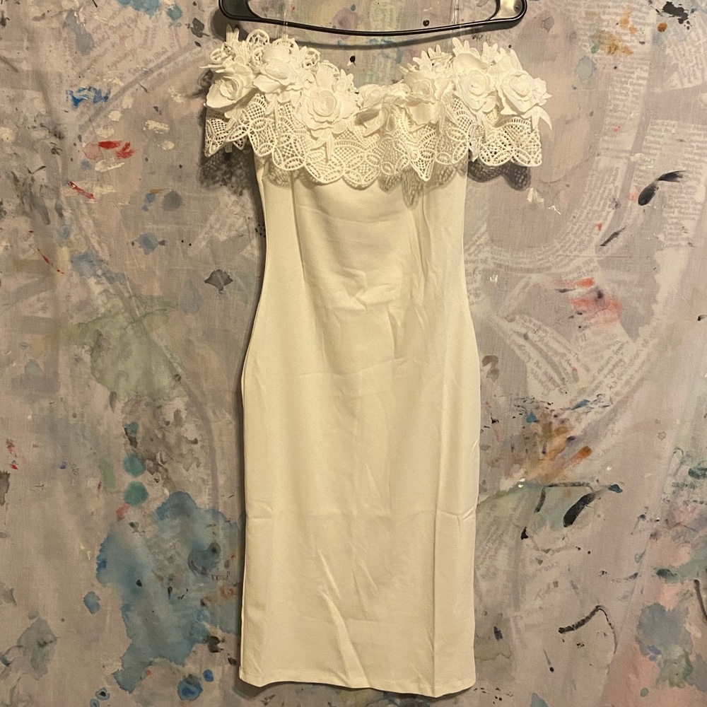 Off the shoulder dress